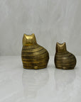 Vintage Brass Cats-A Pair