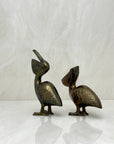 Vintage Brass Pelicans-A Pair