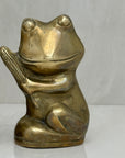Vintage Brass Frog Sports Players-A Set of Three