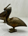 Vintage Brass Pelicans-A Pair