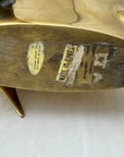 Large Vintage Brass Fish-A Pair by Dolbi Cashier
