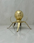 Vintage Brass Octopus Bank-Large