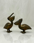 Vintage Brass Pelicans-A Pair