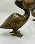 Vintage Brass Pelicans-A Pair
