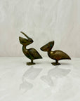 Vintage Brass Pelicans-A Pair