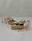Vintage Brass Ballerina Slippers-A Pair