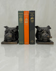 Vintage Bulldog With Cigar Bookends-A Pair