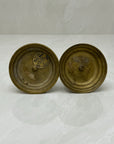 Vintage Brass Squirrel Candlestick Holders-A Pair