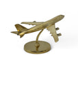 Vintage Brass Airplane on Stand