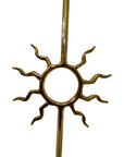 Vintage Brass Sun, Moon & Star Candle Holders – Celestial Mid-Century Trio-Over 1 Foot Tall