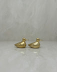 Small Vintage Brass Ducks-A Pair