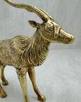 Vintage Brass Antelope