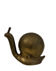 Vintage Brass Snail Figurine
