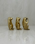 Vintage Morality Frogs Hear, Speak, See No Evil- A Set of Three