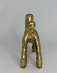 Vintage Brass Poodle