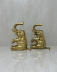 Vintage Brass Elephants-A Pair