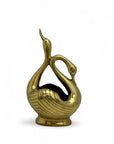 Vintage Brass Swan Planter