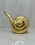 Large Vintage Brass Snail-By Dolbi Cashier