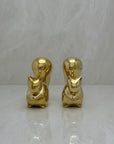 Vintage Brass Adorable Squirrels-A Pair