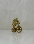 Vintage Brass "Hell on Wheels" Bicycle