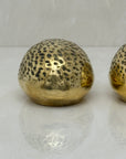 Small and Sleek Vintage Brass Hedgehogs- A Pair By Seiden