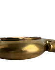 1980 Dolbi Cashier Brass Ram Ashtray/Wishburner– Sculptural Mid-Century Catchall