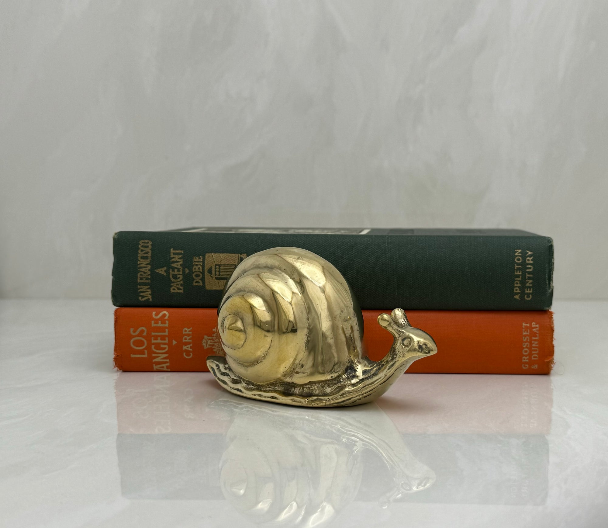 Vintage Brass Snail-5 inches Long