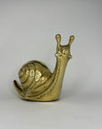 Vintage Brass Snail-Large