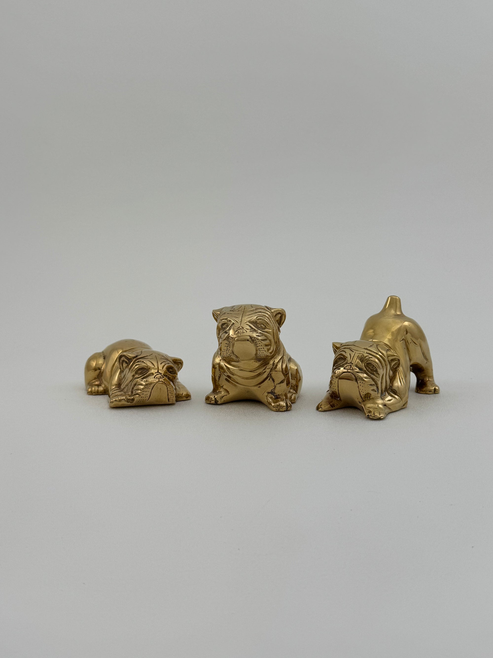 Vintage Brass Bulldogs Trio