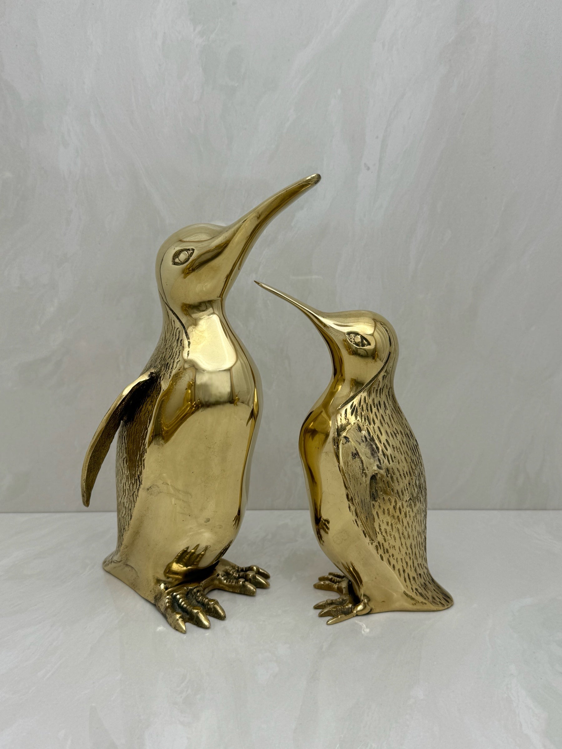 Vintage Brass Penguins-A Pair