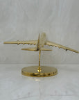 Vintage Brass Airplane on Stand