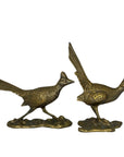 Vintage Brass Roadrunner Pair – Sculptural Mid-Century Collectibles