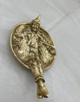 Vintage Brass Jester Trinket Dish