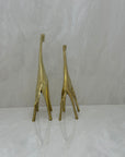 Vintage Brass Giraffes-A Pair