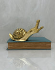 Vintage Brass Snail