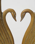 Vintage Brass Swans-A Pair