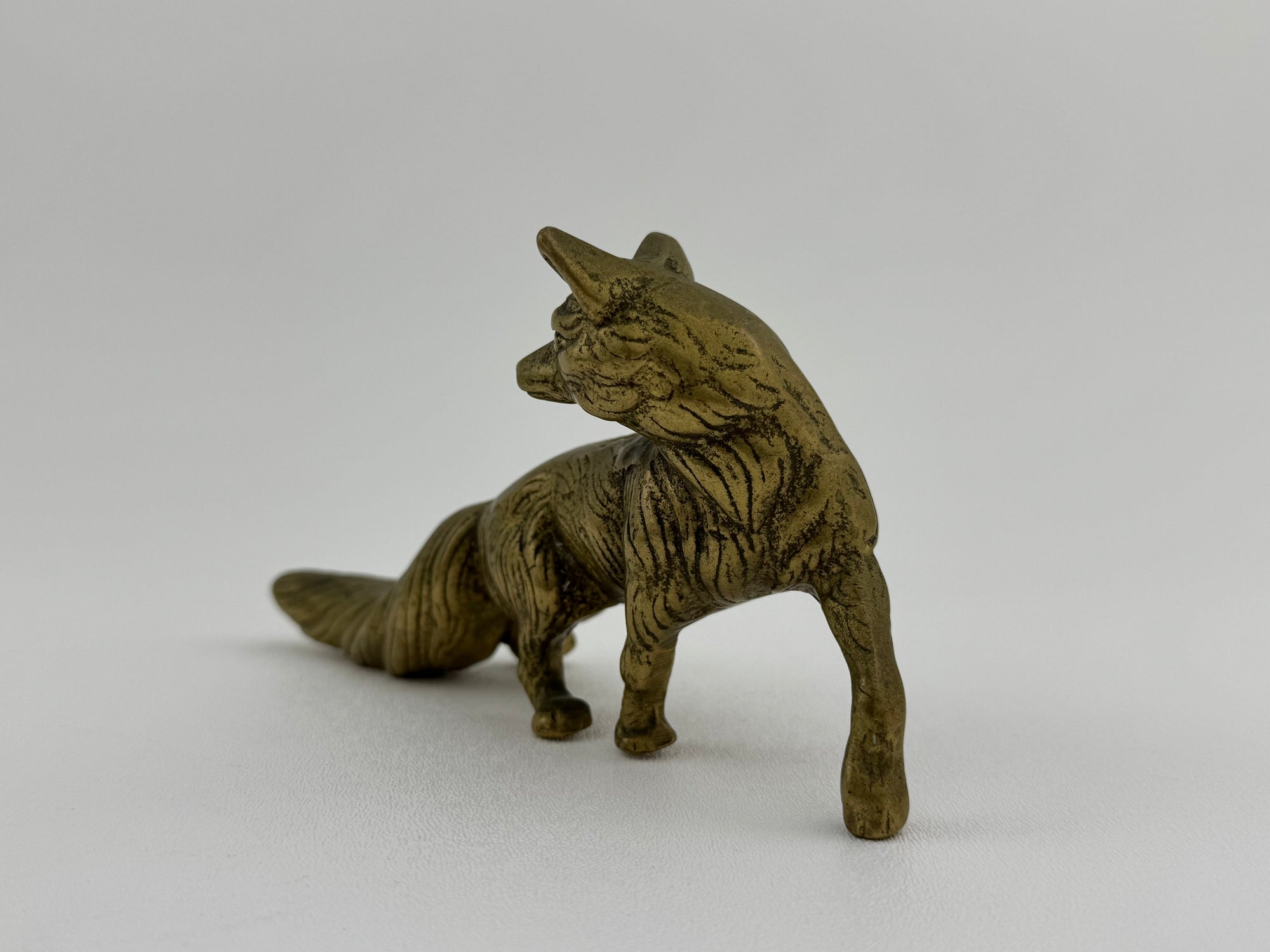 Vintage Brass Fox Figurine – Symbol of Cleverness &amp; Resilience