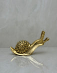 Vintage Brass Snail