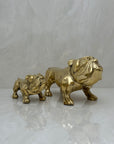 Pair of Vintage Brass Bulldogs - A Tribute to Fatherhood and Friendship