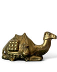 Vintage Brass Resting Camel