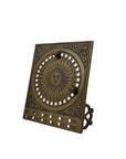 Vintage Brass Sun Calendar-Date Marker with Two Pegs