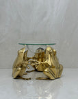 Vintage Brass Frog Oil Warmer