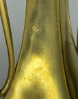Pair of Heavy Vintage Brass Elephant Vases