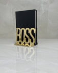 Vintage Brass Boss Bookends- A Pair