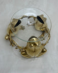 Vintage Brass Frog Oil Warmer