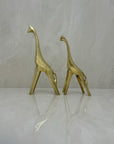 Vintage Brass Giraffes-A Pair
