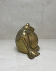 Vintage Brass Frog