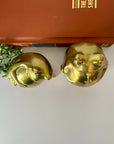 Vintage Brass Big Belly Retro Frogs- A Pair