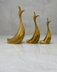 Vintage Brass Singing Ducks-A Set of Three