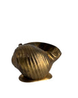 Vintage Brass Shell Vessel